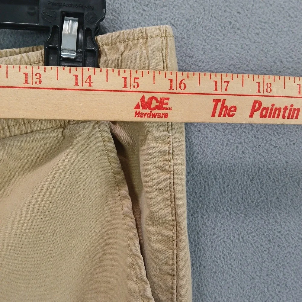 Place Jogger Pants Youth 16 Husky Beige Stretch Classic Fit Drawstring‎ Waist